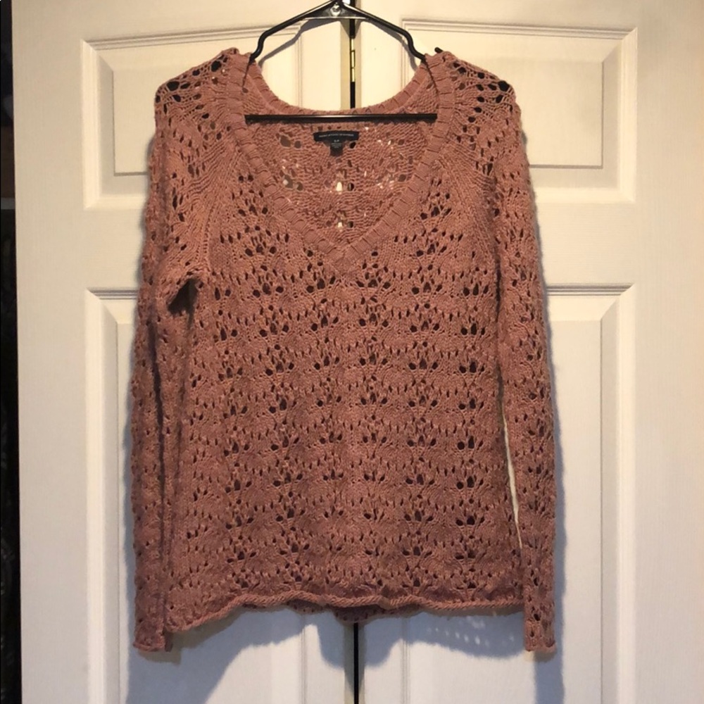 Loose knit sweater
